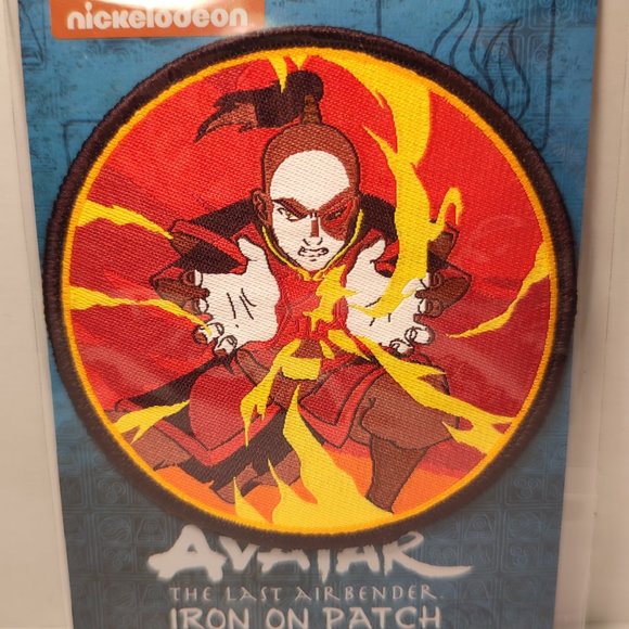 Avatar The Last Airbender Prince Zuko Iron On Patch Nickelodeon Collectible - Picture 2 of 4